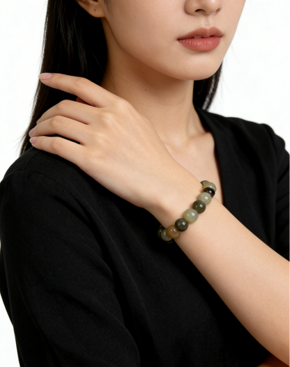 Wealth & Calm Crystal Bracelet – Attract Abundance, Calm Your Mind