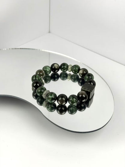 Wealth & Protection Crystal Bracelet – Ground & Manifest