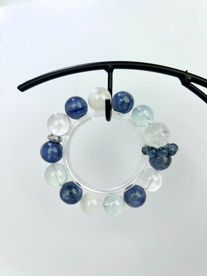 Calm & Clarity Crystal Bracelet – Soothe Mind, Enhance Wisdom