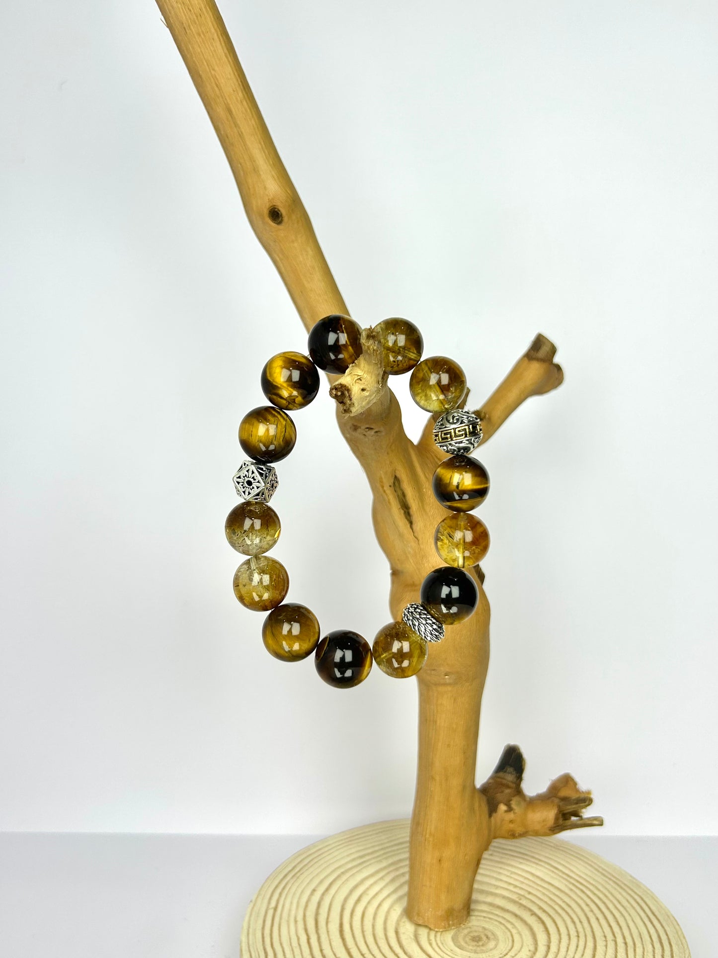 Yellow Citrine & Yellow Tiger's Eye Bracelet – Unlock Wealth Luck and Attract Fortune