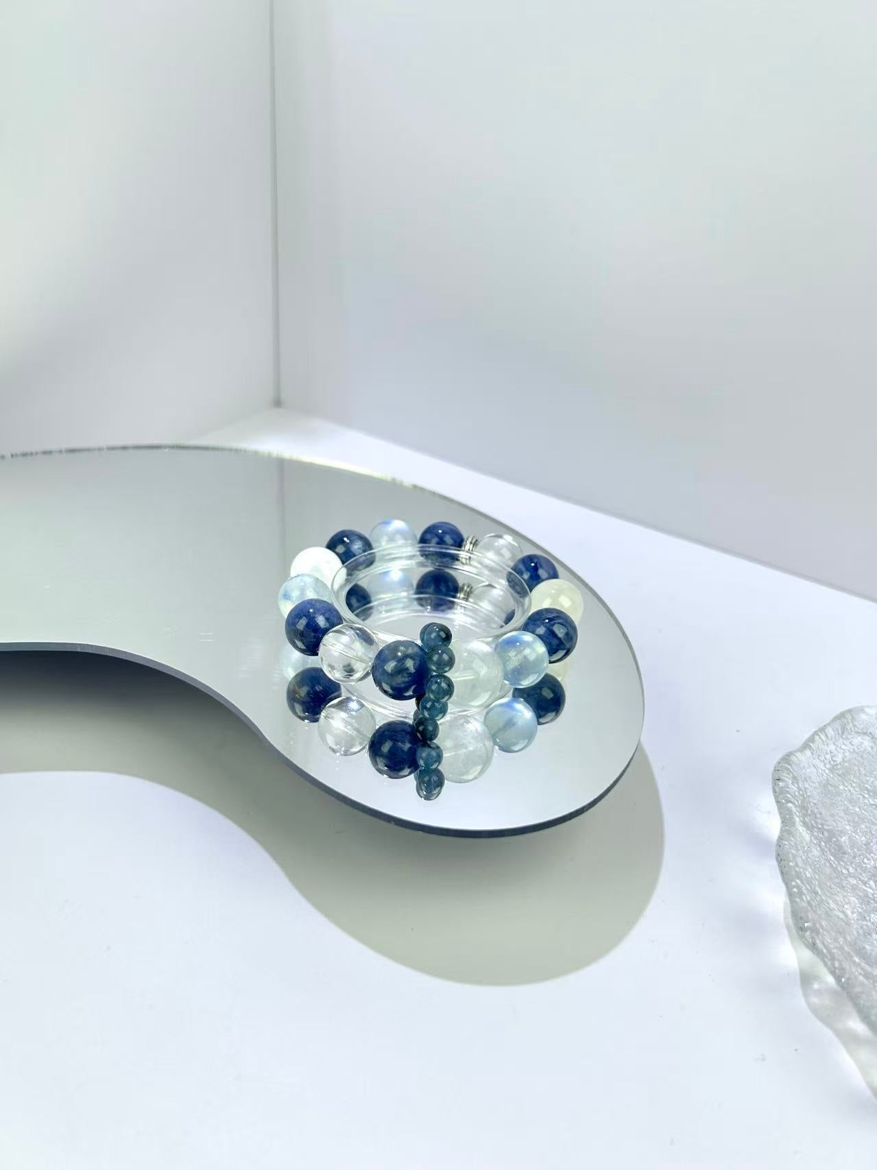 Calm & Clarity Crystal Bracelet – Soothe Mind, Enhance Wisdom