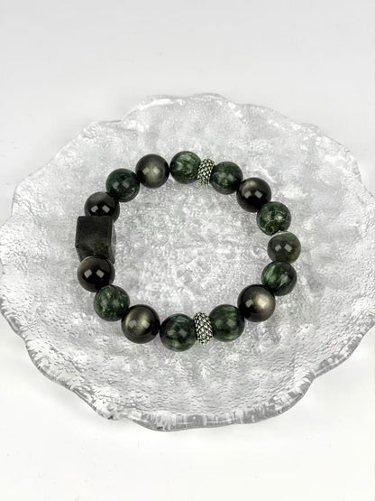 Wealth & Protection Crystal Bracelet – Ground & Manifest
