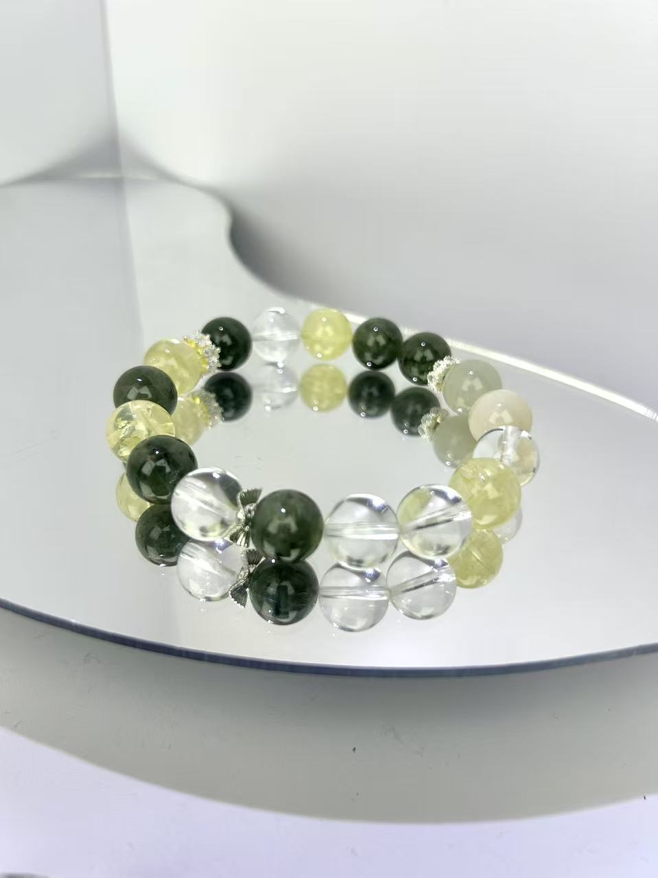 Wealth & Calm Crystal Bracelet – Attract Fortune, Soothe Mind