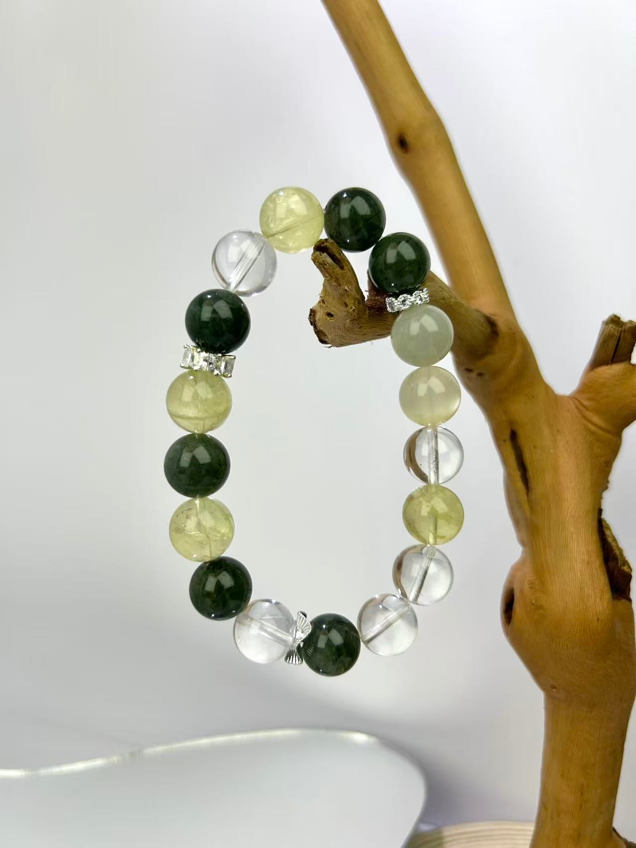 Wealth & Calm Crystal Bracelet – Attract Fortune, Soothe Mind