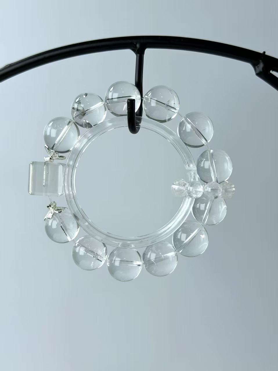 Clear Quartz Healing Crystal Bracelet - The Master Healer for Energy Purification & Divine Clarity