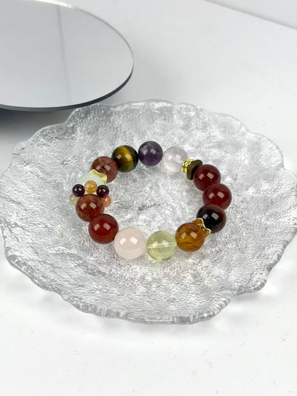 Multi-Gemstone Bracelet – Balance Chakras, Attract Good Fortune