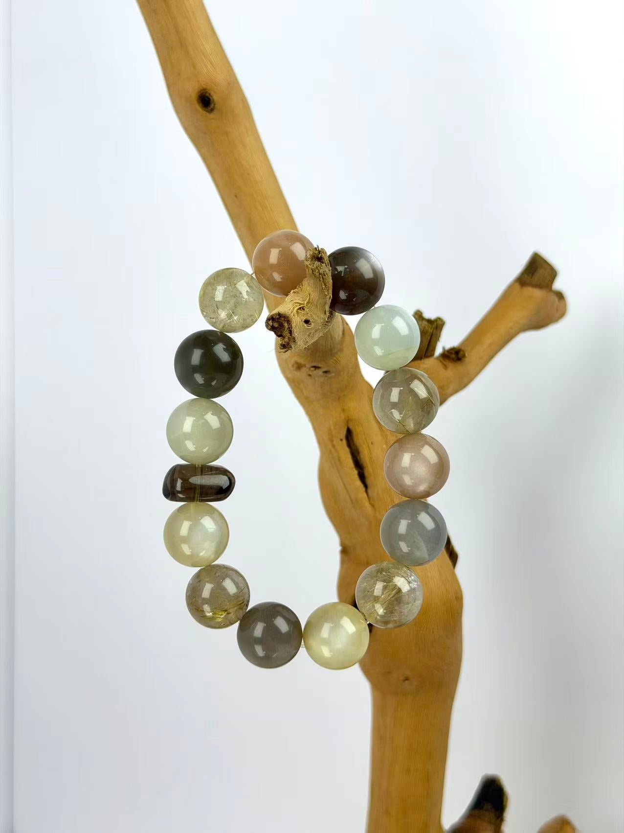 Wealth & Calm Crystal Bracelet – Attract Abundance, Calm Your Mind