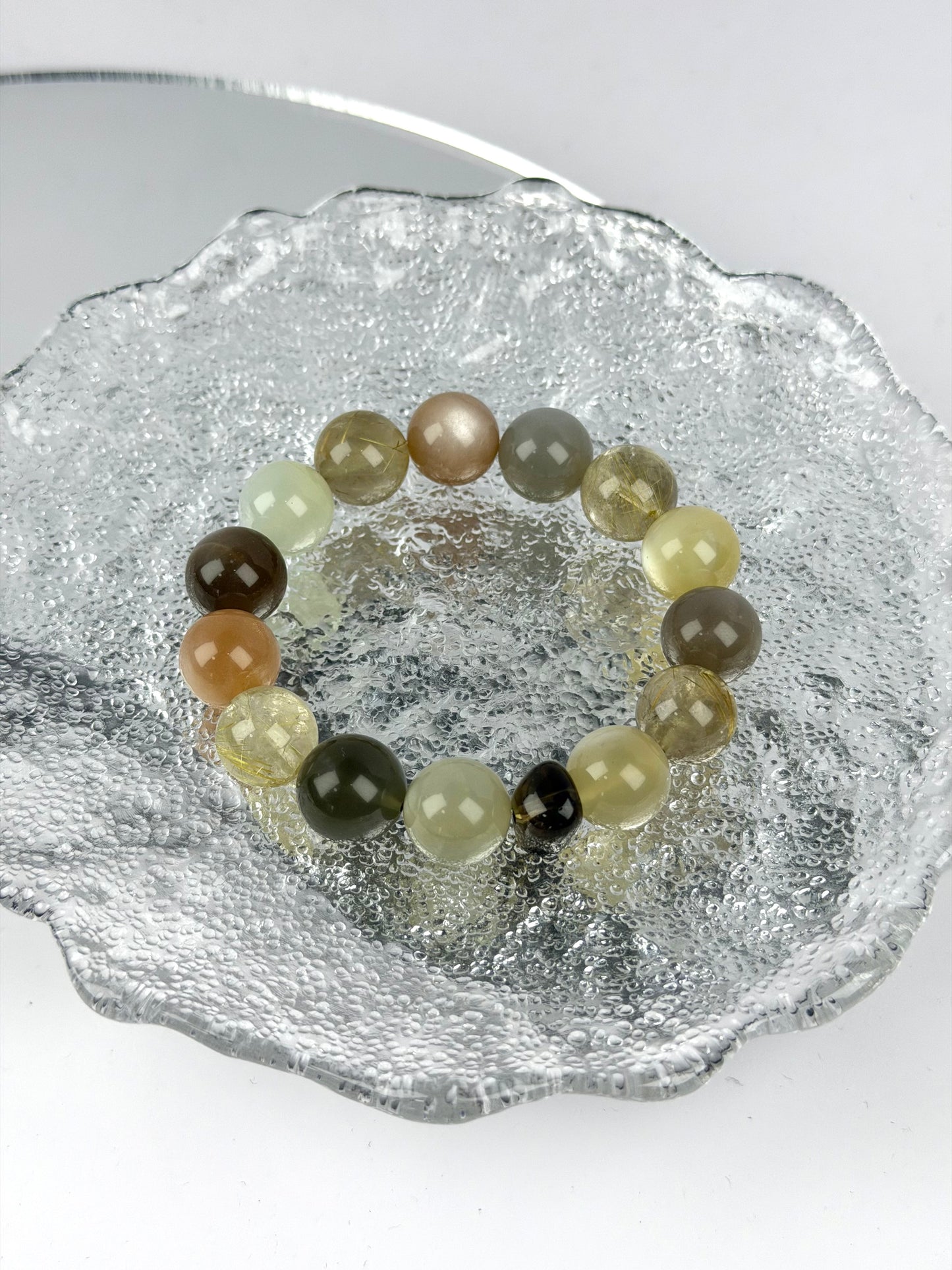 Wealth & Calm Crystal Bracelet – Attract Abundance, Calm Your Mind