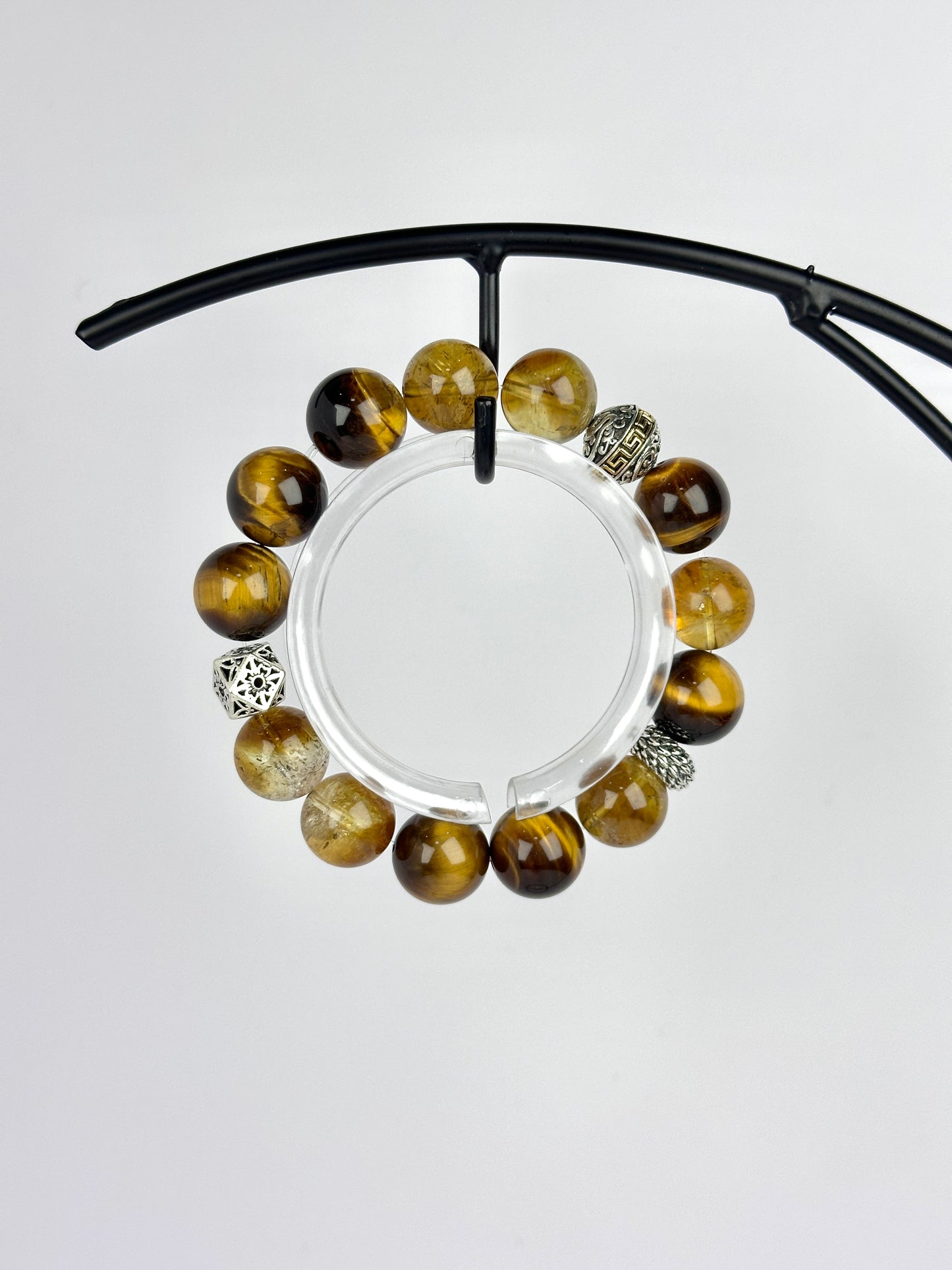 Yellow Citrine & Yellow Tiger's Eye Bracelet – Unlock Wealth Luck and Attract Fortune